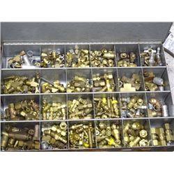 Metal Case Full of Brass Fittings