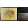 Image 1 : Tom Heflins Just Quiet Raining Signed Painting & Book