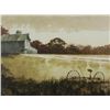 Image 2 : Jon Wills Orig Landscape Painting -Evening Fields Frmd