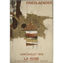 Johnny Friedlaender : La Hune Ship Art Print