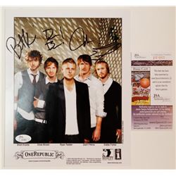 Hand Signed One Republic Photo w/ COA Autographed 8x10