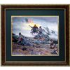 Image 1 : Mort Kunstler Civil War Framed Print Courage in Blue