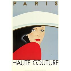 Gerard Razzia Haute Couture Rare 1983 Poster