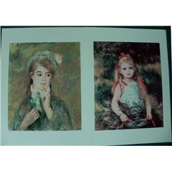 2) Renoir Giclees Signed and Numbered in the Print