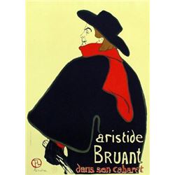 Henri de Toulouse-Lautrec Aristide Bruant Lithograph