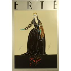 Erte Don Juan Hand Signed Poster