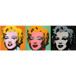 3 Different Color Andy Warhol Marilyn Monroe Art Prints