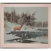 Image 1 : Wayne Cooper Signed Artist Proof Print Deer in Winter