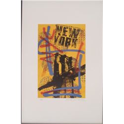 Bobby Hill New York City Signed Urban Pop Art Print