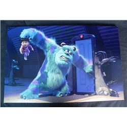 Monsters Inc Disney LE Animation Art Canvas Print No. 1