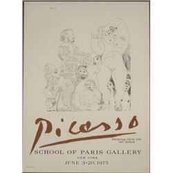 Pablo Picasso 347 Series Etchings Exhibition Art Print