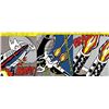 Image 1 : Roy Lichtenstein : As I Opened Fire (triptych) 1965