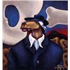 Image 1 : Markus Pierson 'COYOTE PORTRAIT OF O'KEEFE' Canvas