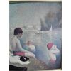 Image 4 : Seurat "Bathing At Asnieres" Framed Digital Repro.