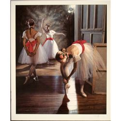 Signed Art Print Doug Hoffman Ballerinas