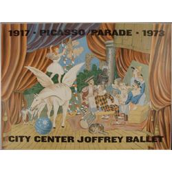 Pablo Picasso: Parade, City Center Joffrey Ballet Print