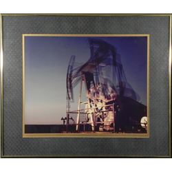 Donald H. Easton Photo Oil Field Black Gold #81 Framed