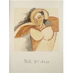 Pablo Picasso : La Demoiselle d'Avignon Art Print