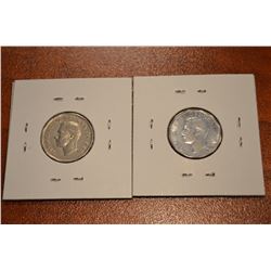 (2) Canada Nickles: 1950-51