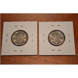(2) Canada Nickles: 2007 BUNC