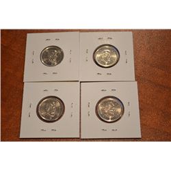 (4) Canada Nickles: 2008, 2009(2), 2010 BUNC