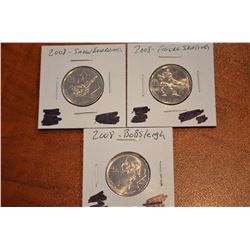 (3) 2008 Canada Quarter - (Mixed) - UNC