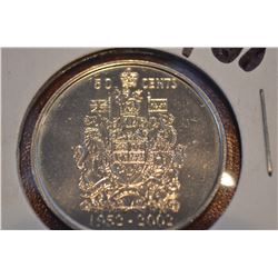 2002-P Canada 50 Cent - BU