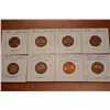 Image 1 : (8) 60's,- 90's Mixed Canada 1-Cent - UNC w/Toning