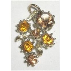 BEAUTIFUL VINTAGE PINK RHINESTONE PENDANT!! ITEM CAME OUT OF SAFE!!