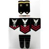 Image 1 : 2 PR NAVAL SHOULDER BOARDS-3 NAVY RANK PATCHES