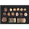 Image 1 : COLLECTION OF 15 PCS OF U.S. MILITARY BRASS-BUCKLES