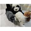 Image 2 : LOT 5 ASSORTED WILDLIFE STUFFED ANIMALS