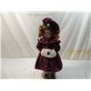 Image 3 : 17" PORCELAIN WINTER DRESS DOLL