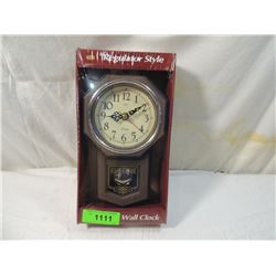 REGULATOR STYLE WALL CLOCK