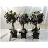 Image 1 : LOT 3 TOPIARY CENTERPIECES