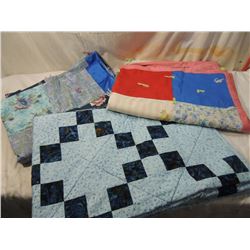 LOT 3 VINTAGE QUILTS