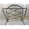 Image 2 : VINTAGE MID CENTURY NEWSPAPER MAGAZINE RACK