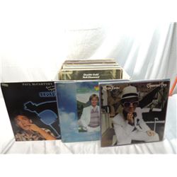 BOX LOT ASSORTED VINTAGE VINYL RECORDS