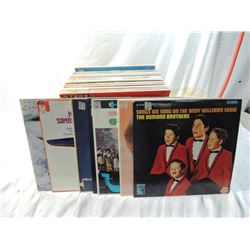 BOX LOT ASSORTED VINTAGE VINYL RECORDS