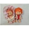 Image 1 : LOT 2 VINTAGE STRAWBERRY SHORTCAKE DOLLS