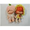 Image 1 : LOT 2 VINTAGE STRAWBERRY SHORTCAKE DOLLS