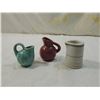 Image 1 : LOT 3 SMALL CERAMIC CREAMERS