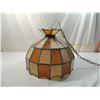 Image 1 : LARGE STAINED GLASS HANGING LAMP