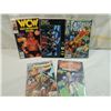 Image 2 : LOT 5 ASSORTED 1ST ISSUE COMICS: NFL SUPERPRO, WCW