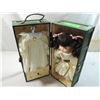 Image 3 : 12" PORCELAIN DOLL W/ TRAVEL TRUNK CASE