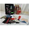 Image 1 : VINTAGE TAMMY DOLL CARRYING CASE & 3 DOLLS