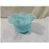 Image 1 : VINTAGE FENTON SIGNED BLUE CUSTARD GLASS