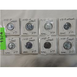 LOT 8 STEEL PENNIES