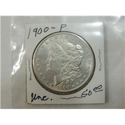1900 MORGAN SILVER DOLLAR