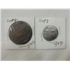 Image 1 : LOT 2 ANTIQUE COIN COPIES